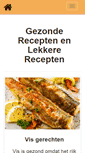 Mobile Screenshot of gezonde-recepten.nl
